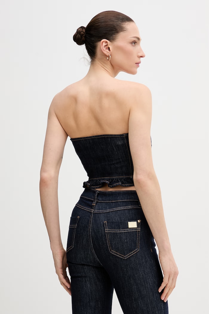 Ruházat Gaudi farmer top 611BD46008 sötétkék