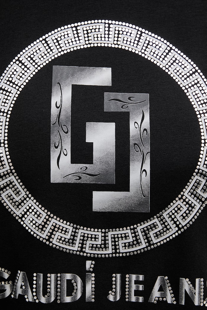 Gaudi t-shirt 611BD64074 fekete