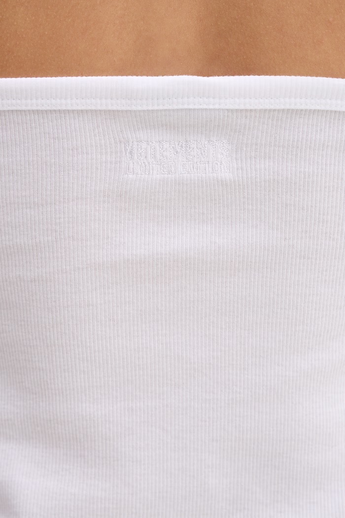 VETEMENTS top Halter WE76TT521W biały
