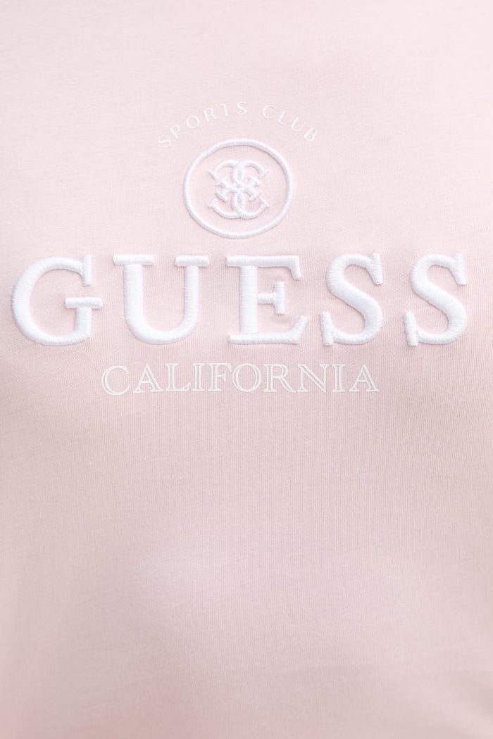 Guess t-shirt γυναικείο βαμβακερό MILA V6GI08.K2975 ροζ