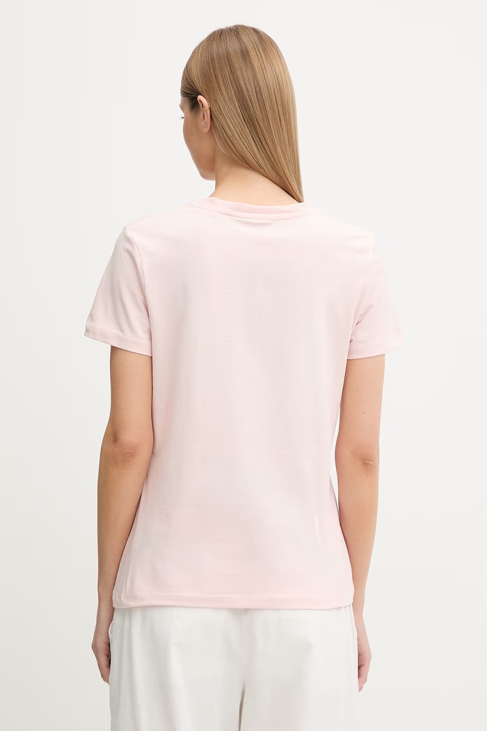 Îmbrăcăminte Guess tricou pentru femei, din bumbac cu elastan ROMY V6GI12.K3325 roz