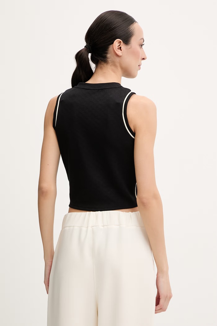 Odzież Guess top CLARA V6GP17.K3215 czarny