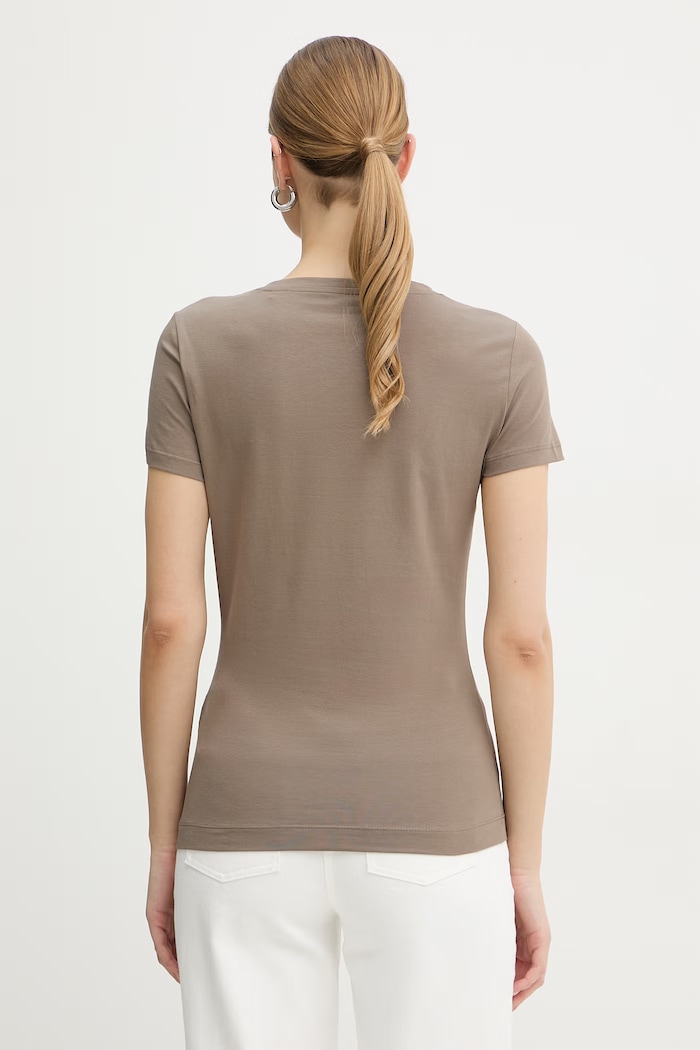 Oblečenie Guess tričko dámske W6GI12.K3027 hnedá