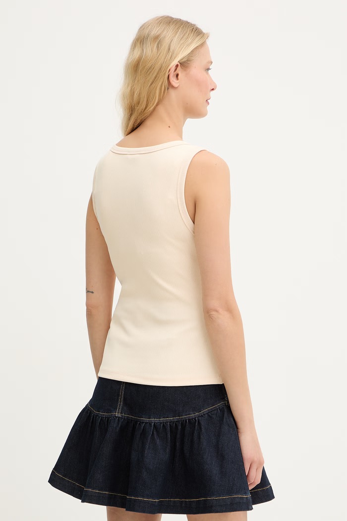 Ρούχα Guess Τοπ γυναικείο W6GP22.K2954 μπεζ
