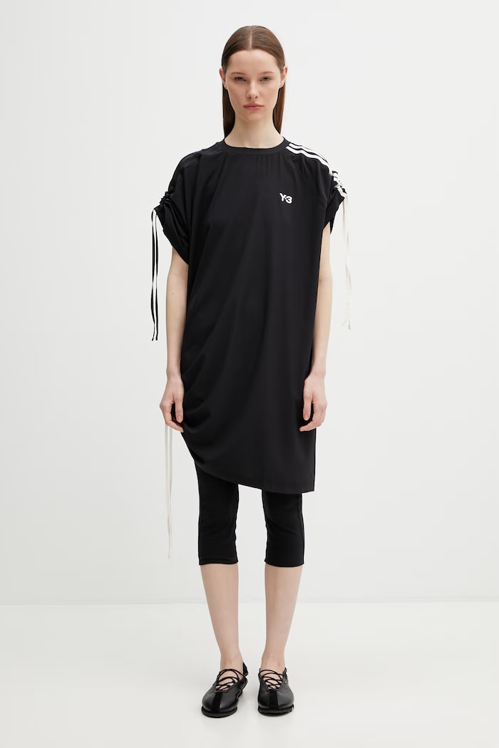 Y-3 W 3S TEE DRESS спортивна сукня однотонна чорний KD1481