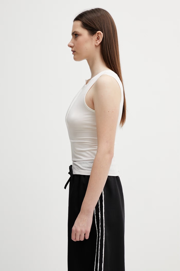 Y-3 top W KNIT DD TANK KQ9790 beige SS26