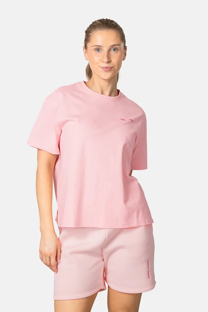 Kari Traa tricou pentru femei din bumbac Anelie roz 623938