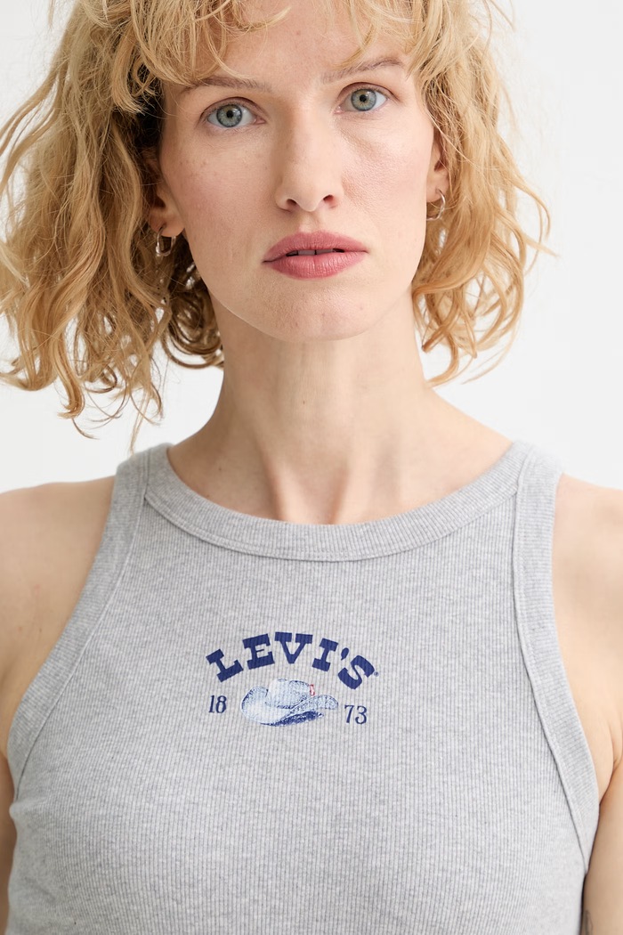 Levi's top GR ESSENTIAL RACER gri 003QP.0009