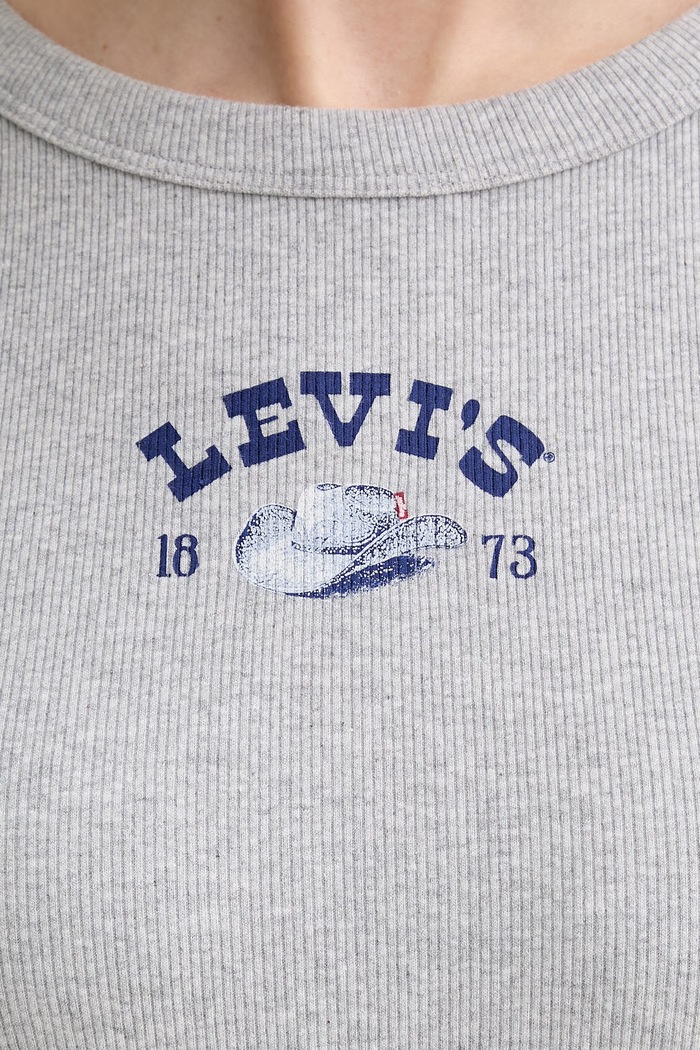 Levi's top GR ESSENTIAL RACER 003QP.0009 gri