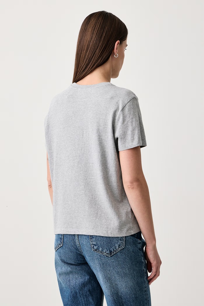 Odjeća Levi's Majica za žene od pamuka GR T2 PERFECT 005GV siva