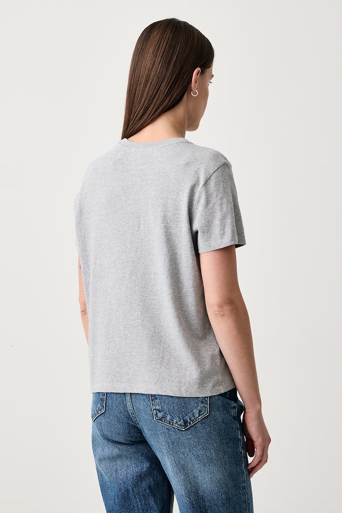 Odjeća Levi's Majica za žene od pamuka GR T2 PERFECT 005GV siva