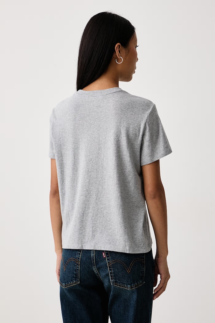 Îmbrăcăminte Levi's Tricou pentru femei din bumbac GR T2 PERFECT 005GV gri