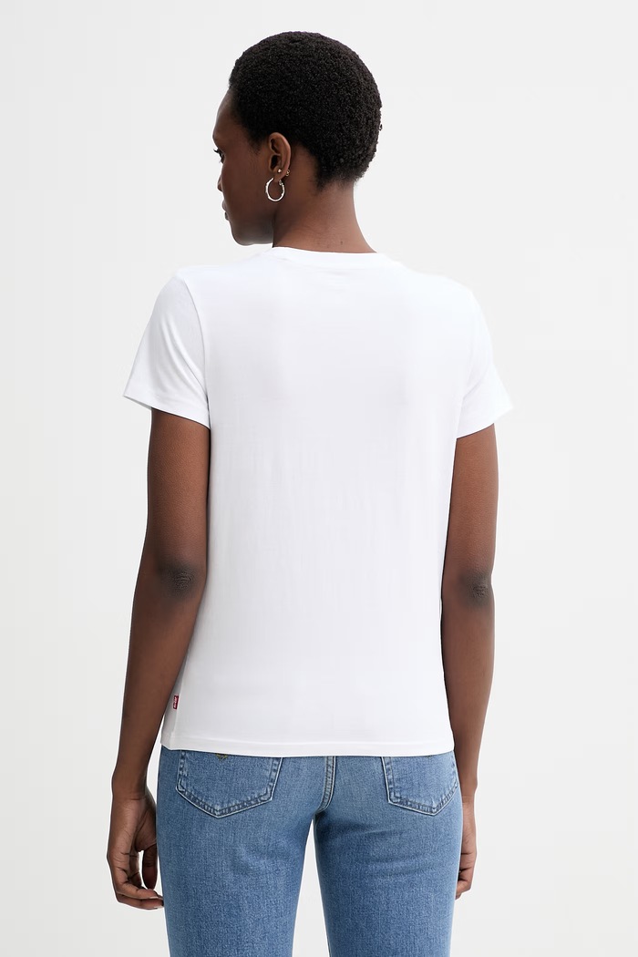 Îmbrăcăminte Levi's tricou din bumbac THE PERFECT TEE 17369.3387 alb