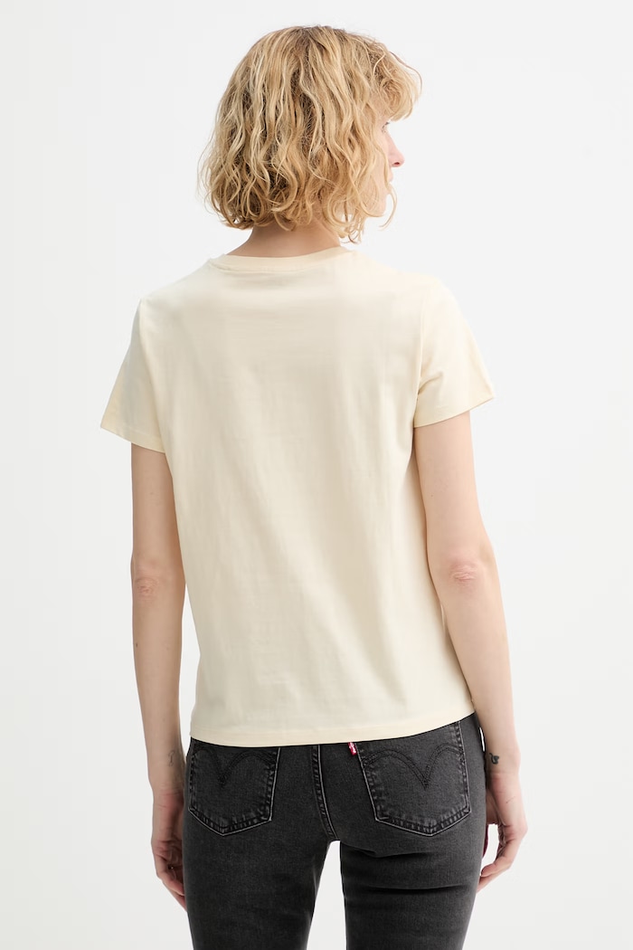 Дрехи Памучна тениска Levi's THE PERFECT 17369.3398 бежов