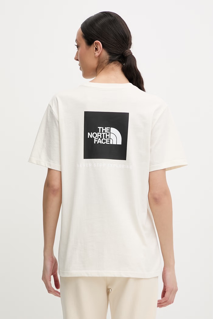 Tričko The North Face EVOLUTION relaxed béžová NF0A8B6WQLI1