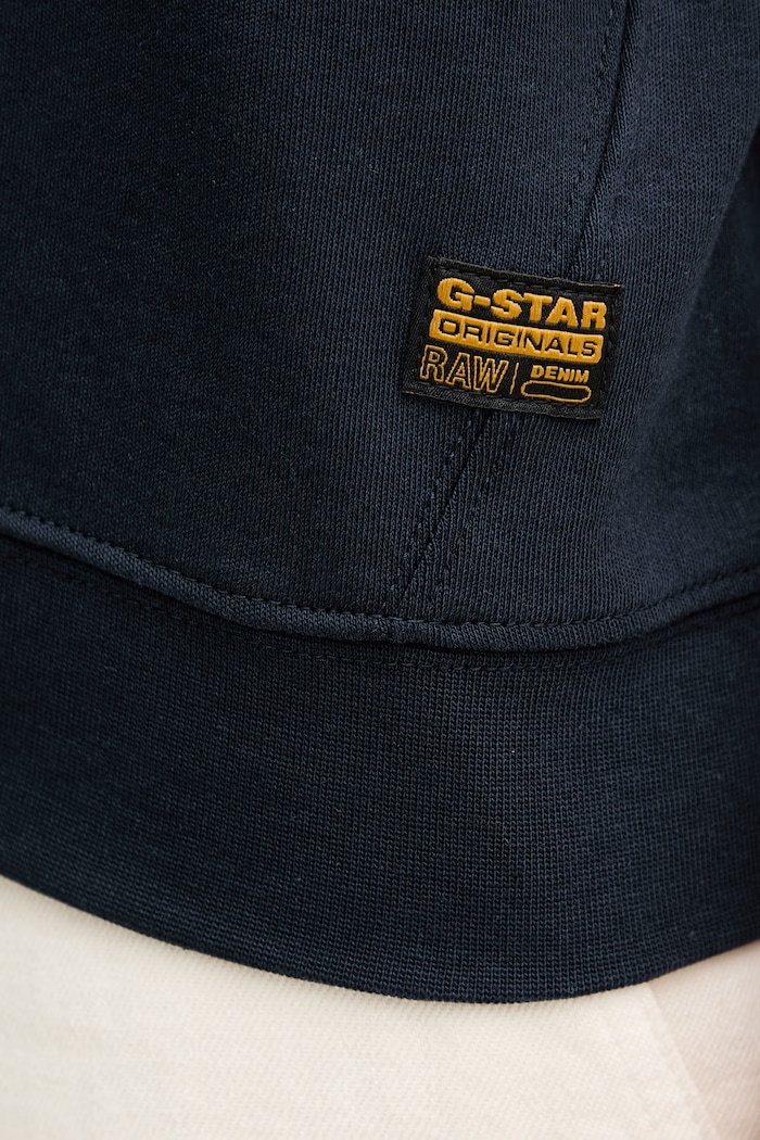 Bavlnené tričko G-Star Raglan D24512.D976 tmavomodrá