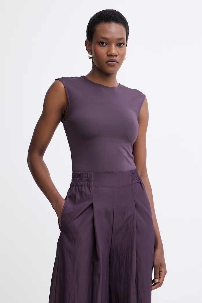 Max&Co. bluză pentru femei, cu vâscoză MCOBELLICO violet 2616941024200