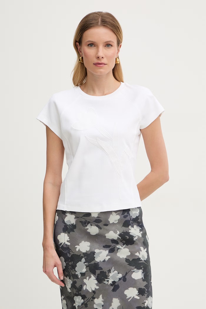 Max&Co. tricou pentru femei, din bumbac MCOVELLO bej 2616941053200