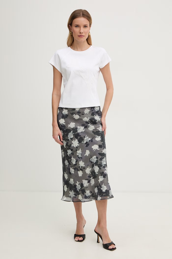 Max&Co. tricou pentru femei, din bumbac MCOVELLO 2616941053200 bej SS26