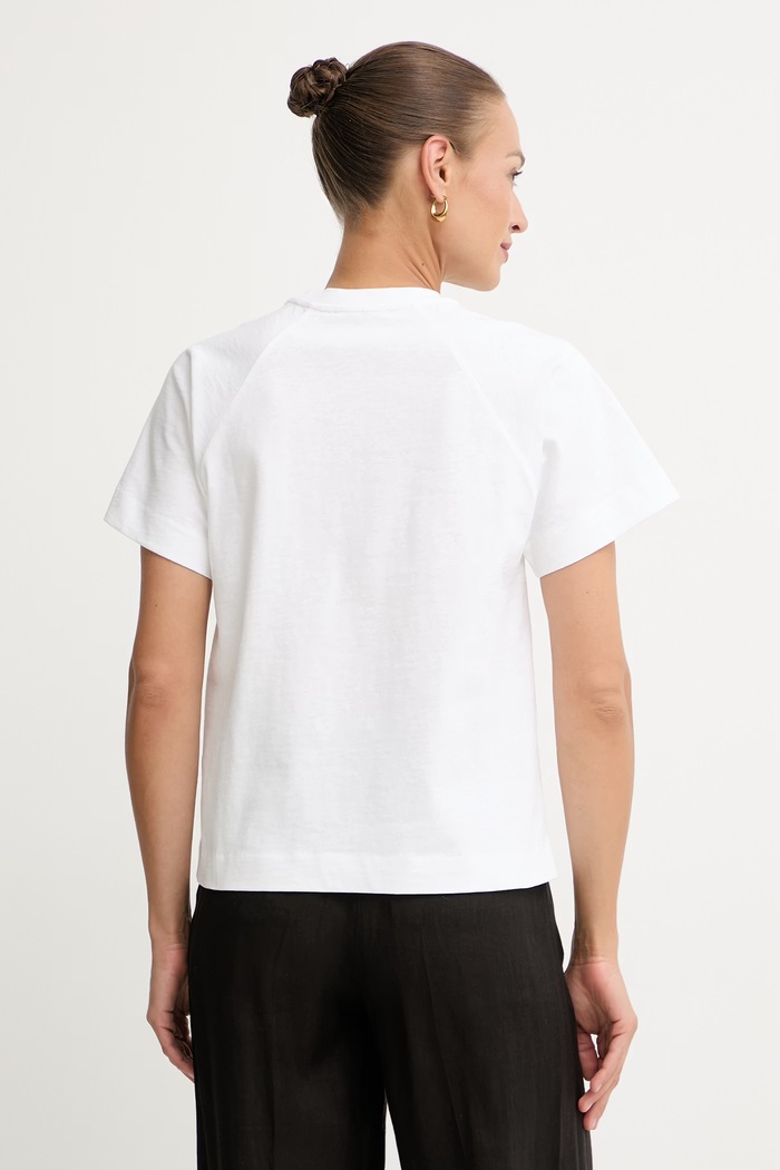 Îmbrăcăminte Max&Co. tricou pentru femei, cu bumbac MCOTESO 2616941064200 alb
