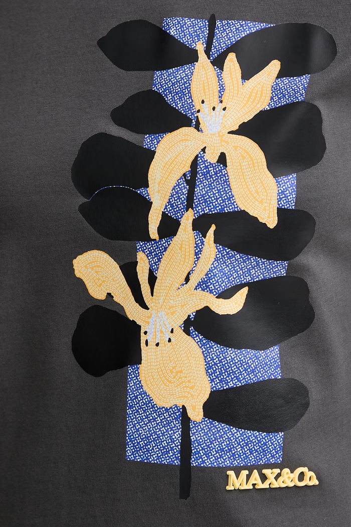 Max&Co. T-shirt γυναικείο βαμβακερό MCOCASTA 2616971044200 γκρί