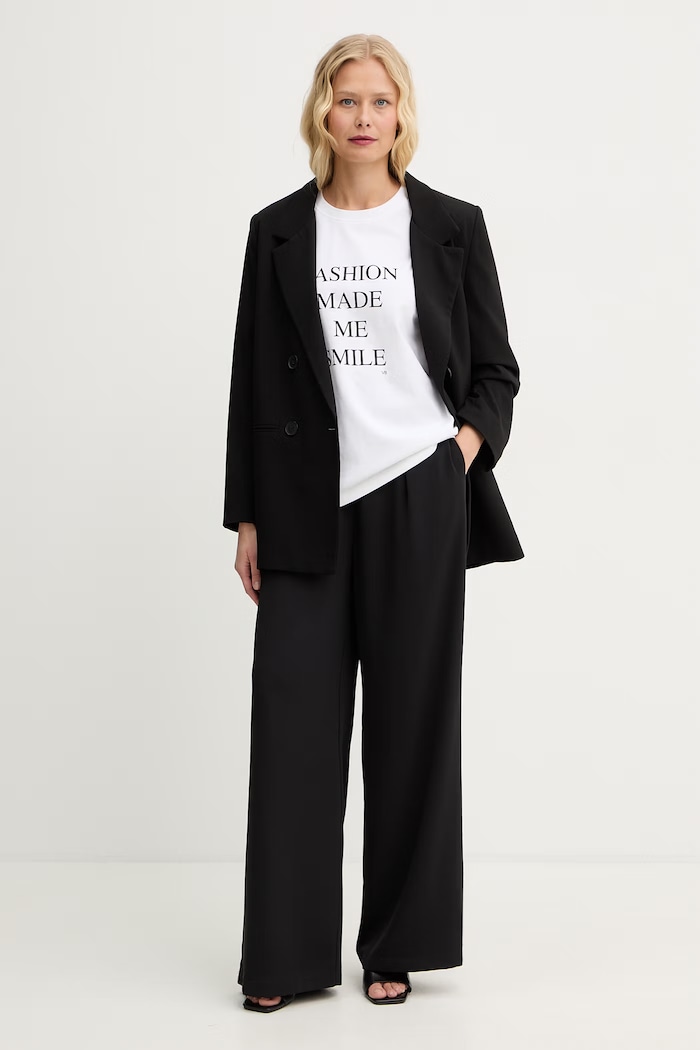 Victoria Beckham T-shirt γυναικείο βαμβακερό 1226JTS007458A λευκό SS26