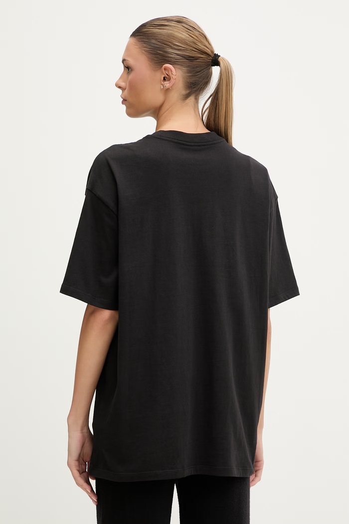 Oblečenie The North Face oversize tričko dámske bavlnené Essential Simple Dome NF0A8EVXJK31 čierna