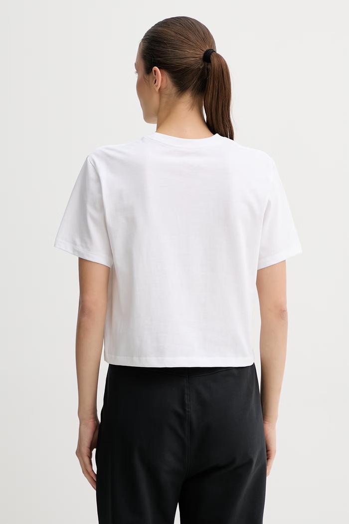 Oblečenie The North Face tričko dámske bavlnené Evolution Simple Dome NF0A8FDHFN41 biela