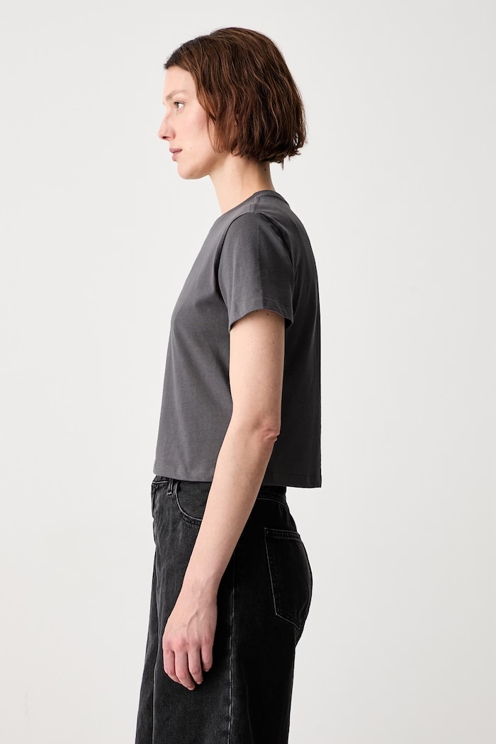The North Face Essential basic majica kratkih rukava od pamuka za žene NF0A8GR1RHI1 siva SS26