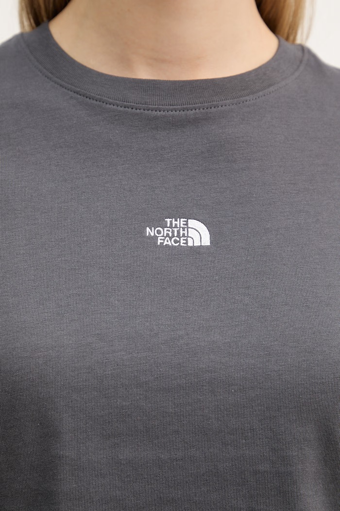 The North Face Essential βασικό t-shirt βαμβακερό γυναικείο NF0A8GR1RHI1 γκρί