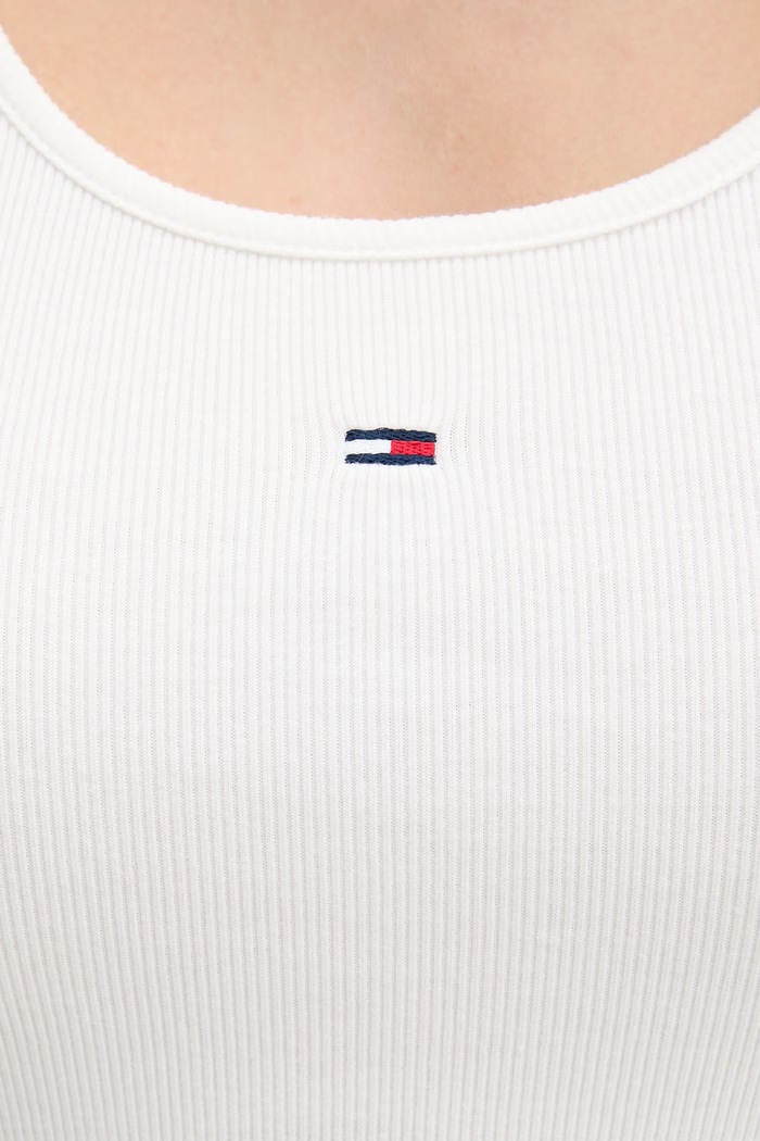Tommy Jeans bokserka damska bawełniana z elastanem DW0DW22264 beżowy