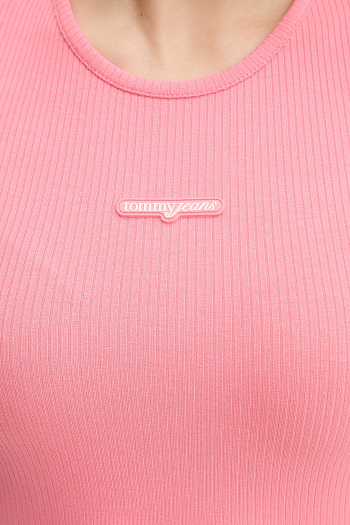 Tommy Jeans top damski DW0DW22282 różowy