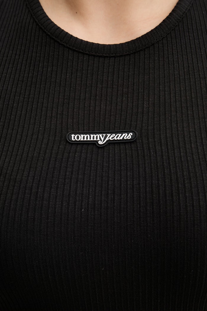 Tommy Jeans τοπ γυναικείο DW0DW22282 μαύρο
