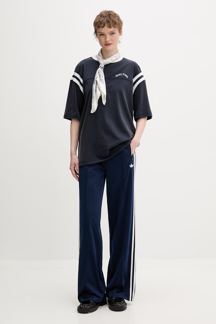 Tommy Jeans tričko dámske bavlnené DW0DW22307 tmavomodrá SS26