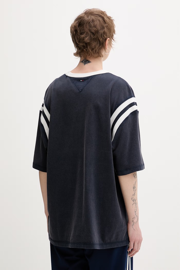 Oblečenie Tommy Jeans tričko dámske bavlnené DW0DW22307 tmavomodrá