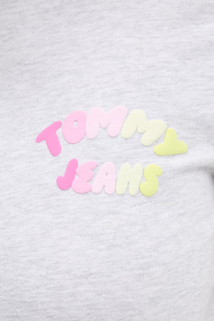 Tommy Jeans tricou pentru femei, din bumbac DW0DW22310 gri