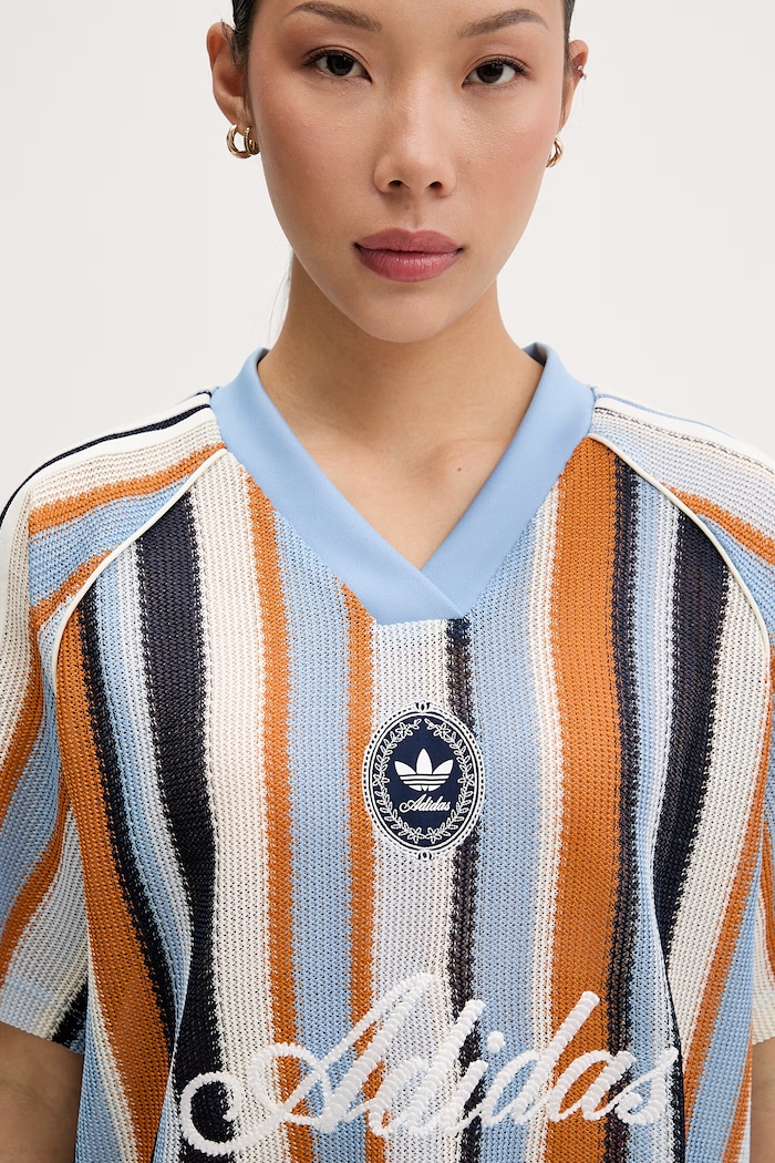 adidas Originals tricou pentru femei albastru KY3160