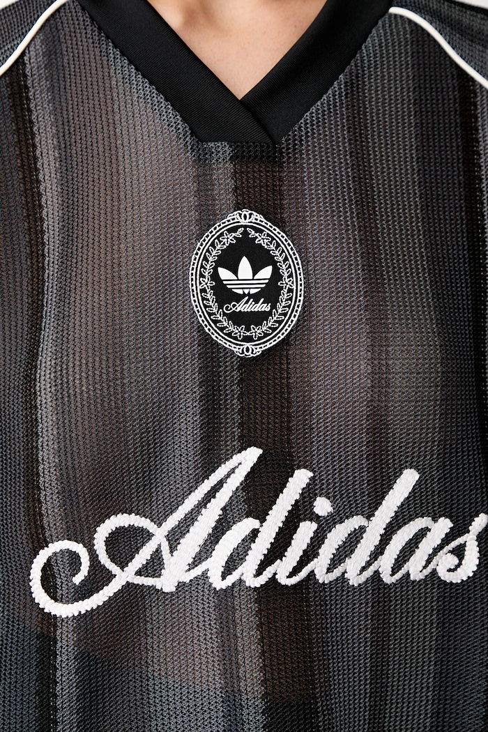adidas Originals T-shirt damski ażurowy KY3163 szary