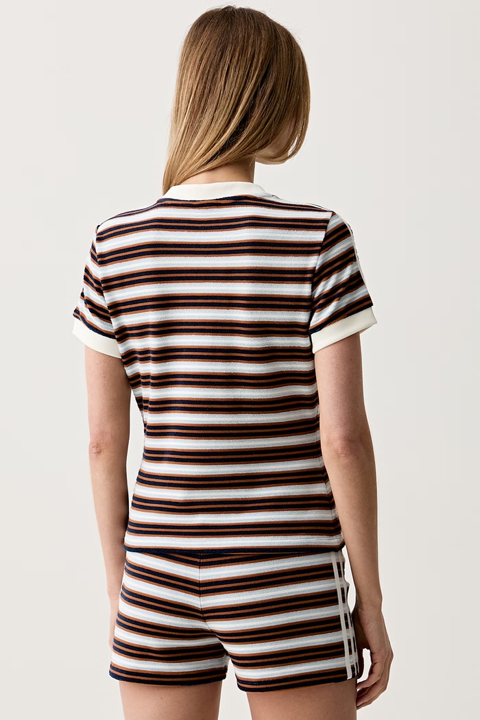 Ρούχα adidas Originals t-shirt γυναικείο με βαμβάκι KY8115 μπλε