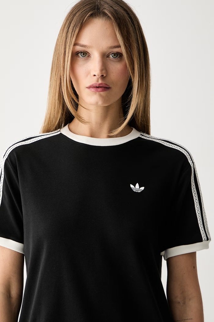 adidas Originals tričko dámské bavlněné s elastanem černá KY8127