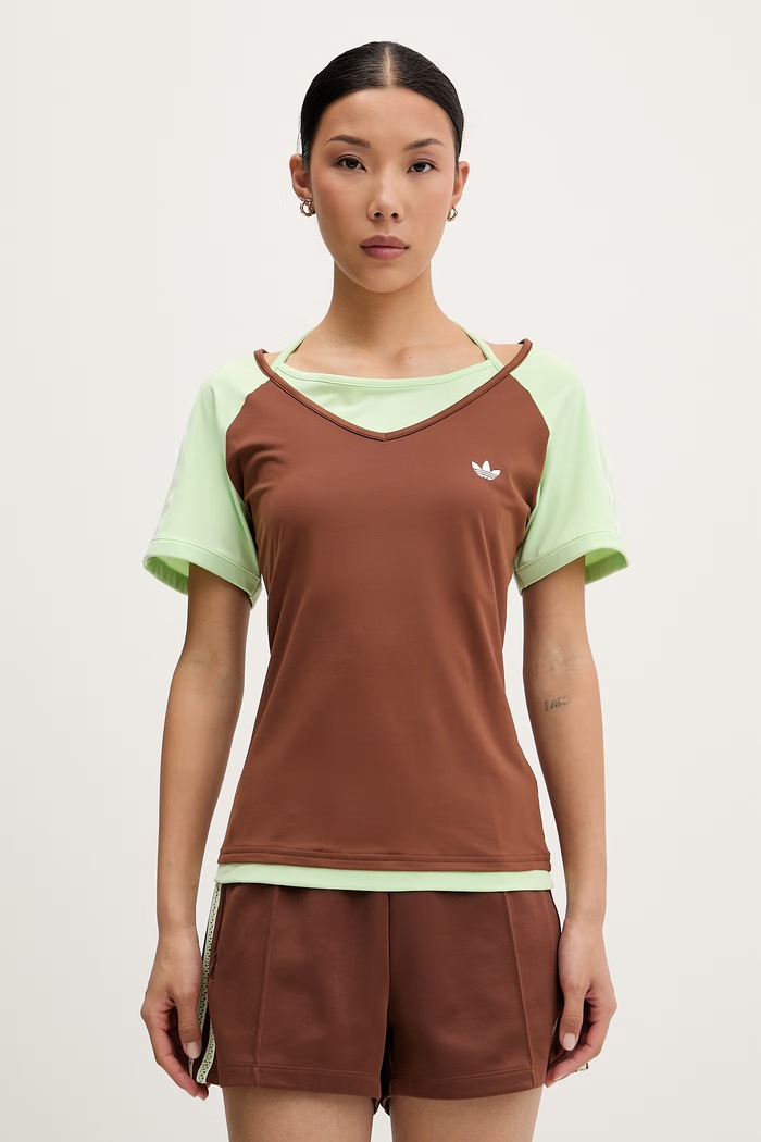 adidas Originals tričko dámske Vintage hnedá KY8131