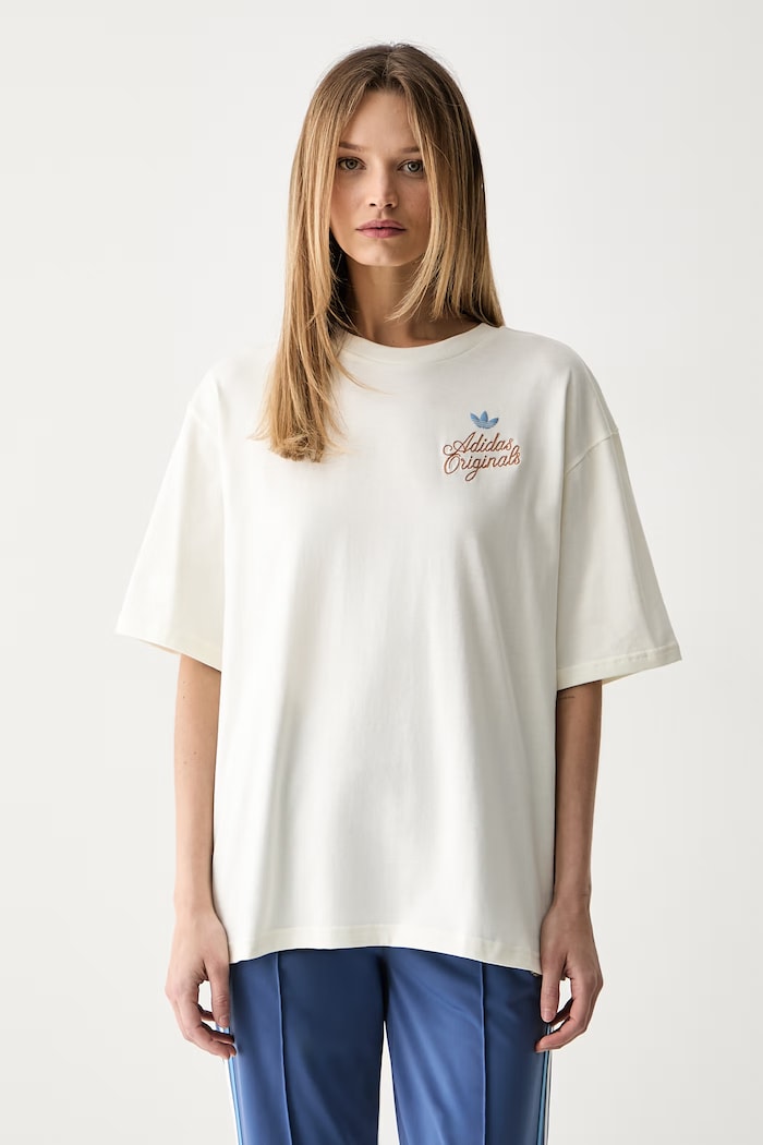 Oblečenie adidas Originals tričko dámske bavlnené KY8142 béžová