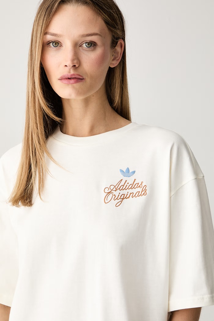 adidas Originals tričko dámske bavlnené béžová KY8142