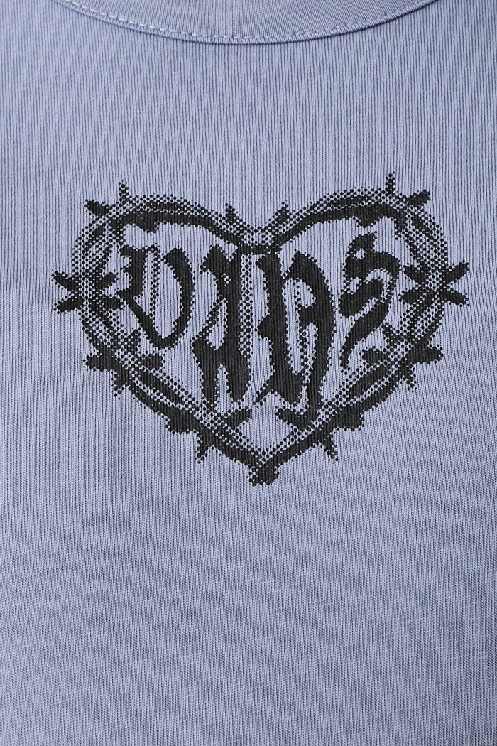 Vans T-shirt damski bawełniany VN000W25FOI1 niebieski