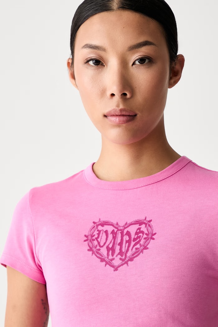Vans T-shirt damski bawełniany różowy VN000W25FRQ1