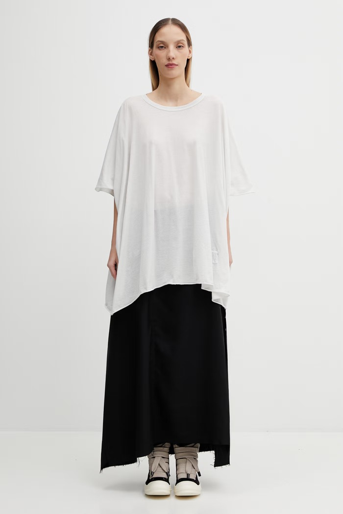 Бавовняна футболка Rick Owens DRKSHDW Minerva DS01F4202.BH бежевий