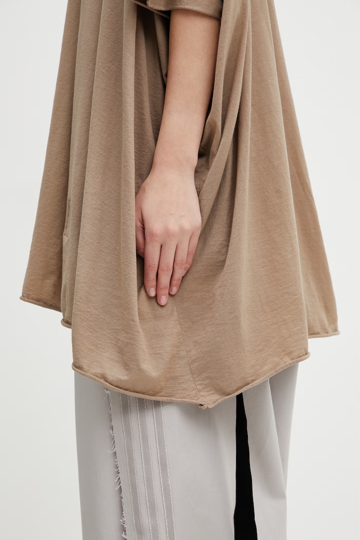 Бавовняна футболка Rick Owens DRKSHDW Minerva бежевий DS01F4202.BH