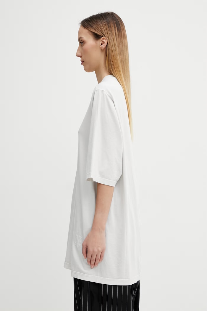 Rick Owens DRKSHDW t-shirt bawełniany Jumbo DS01F4204.RN biały SS26