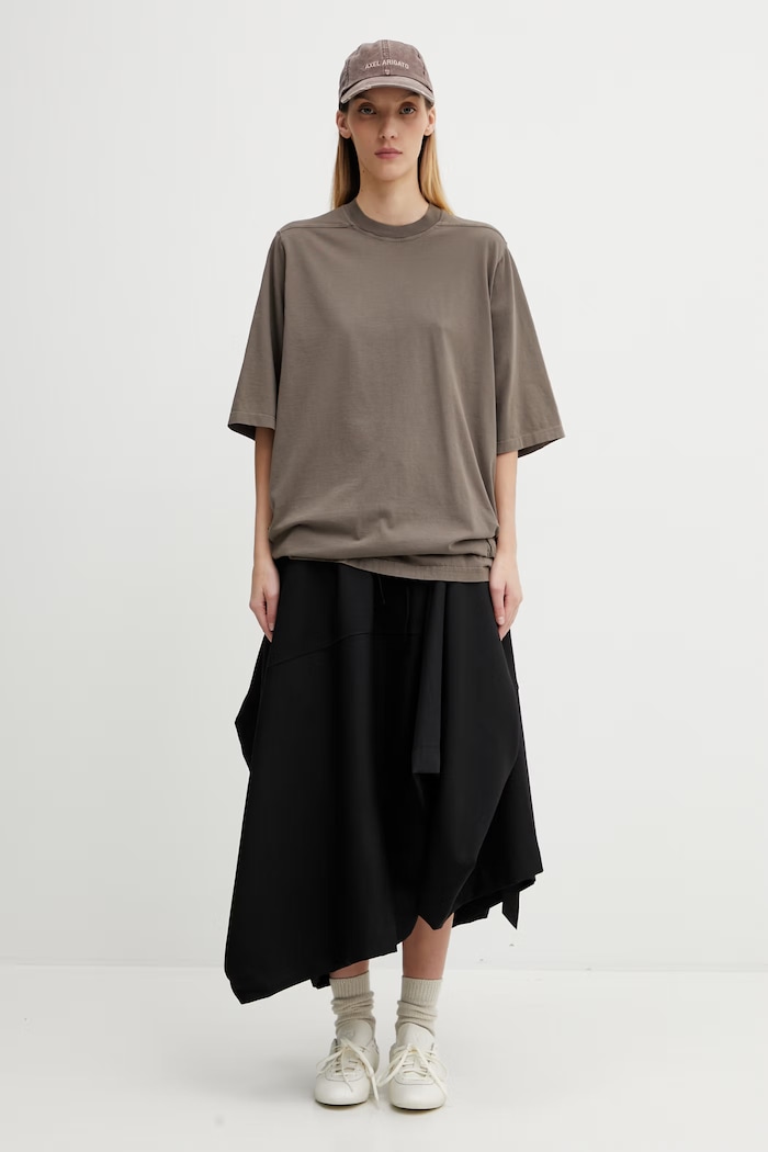 Rick Owens DRKSHDW t-shirt bawełniany Jumbo DS01F4204.RN brązowy