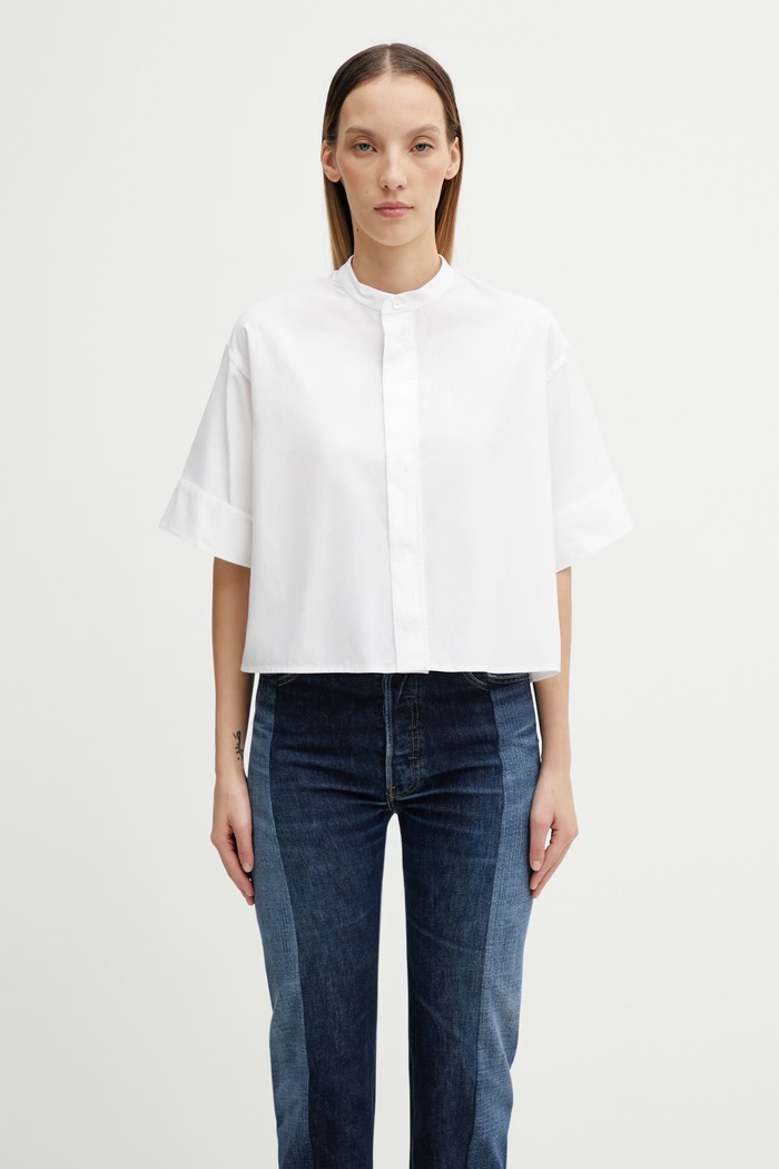 Kenzo Shirt SC košile bavlněná dámská bílá FG52CH2819LF